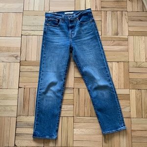 Levi’s wedgie straight crop jeans size 25